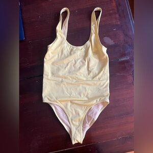 Yellow One Piece Swimsuit